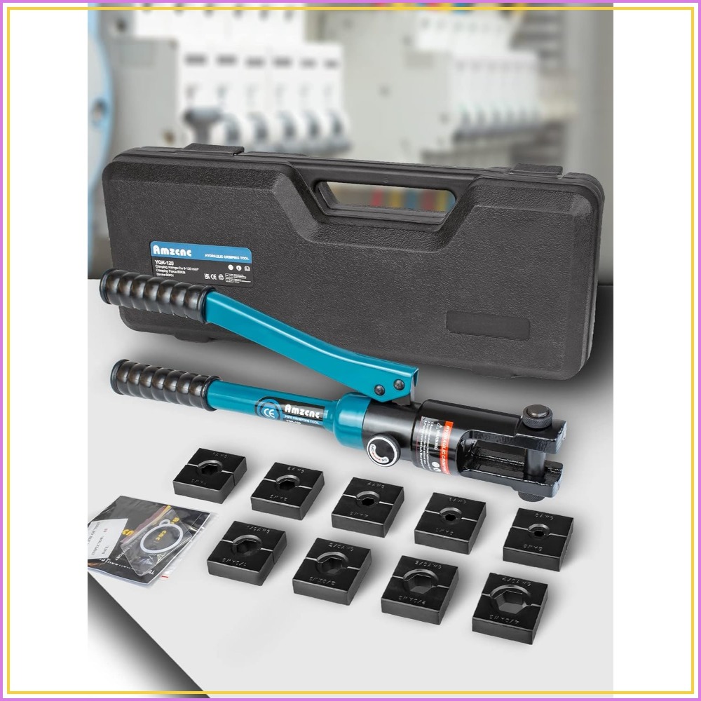 Tool Set - Kompakt Hidrolik Sıkma Aleti 8-4/0 AWG,