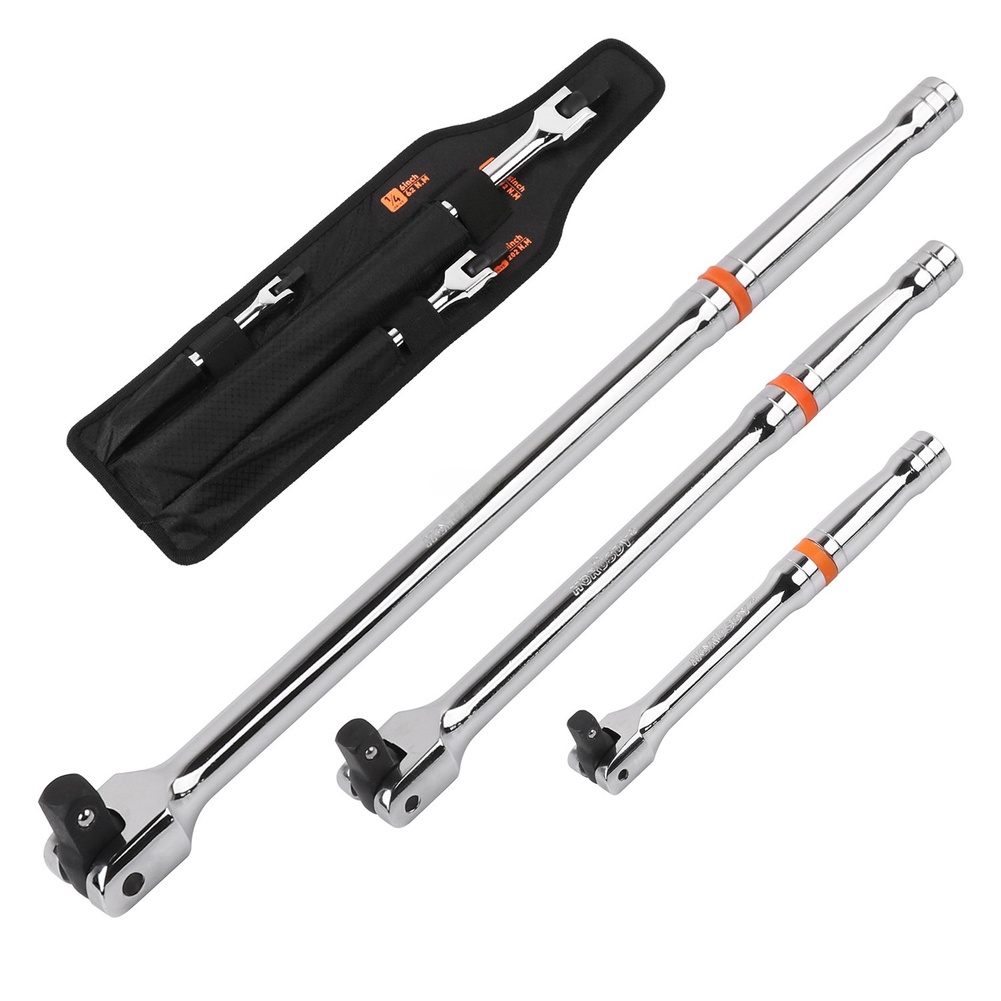 Hand Tools And Workshop Equipment - 3 adet/set, F şeklinde anahtar, krom