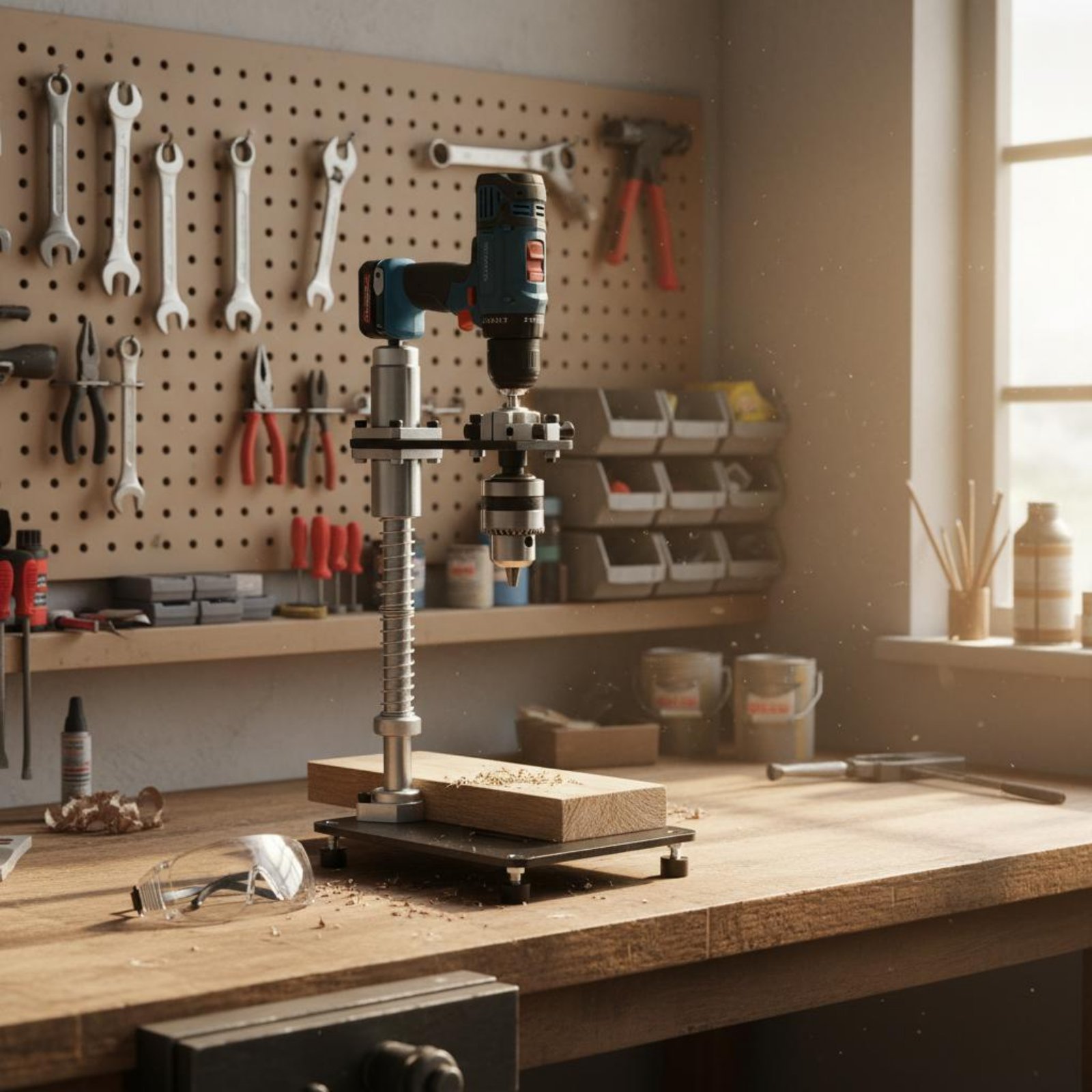 Drill Press - El Matkabı Tezgahı Standı Sabit Tutuculu