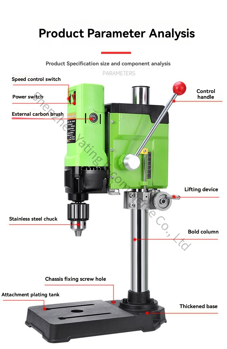 220V 1050W Yükseltilmiş Tezgah - Drill Press incelemesi ve fiyatı