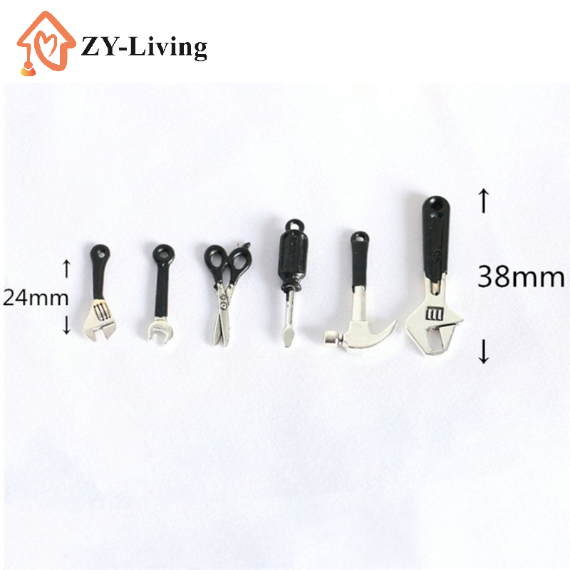 6 adet/takım Dollhouse Mini ta - Wrench Set incelemesi ve fiyatı